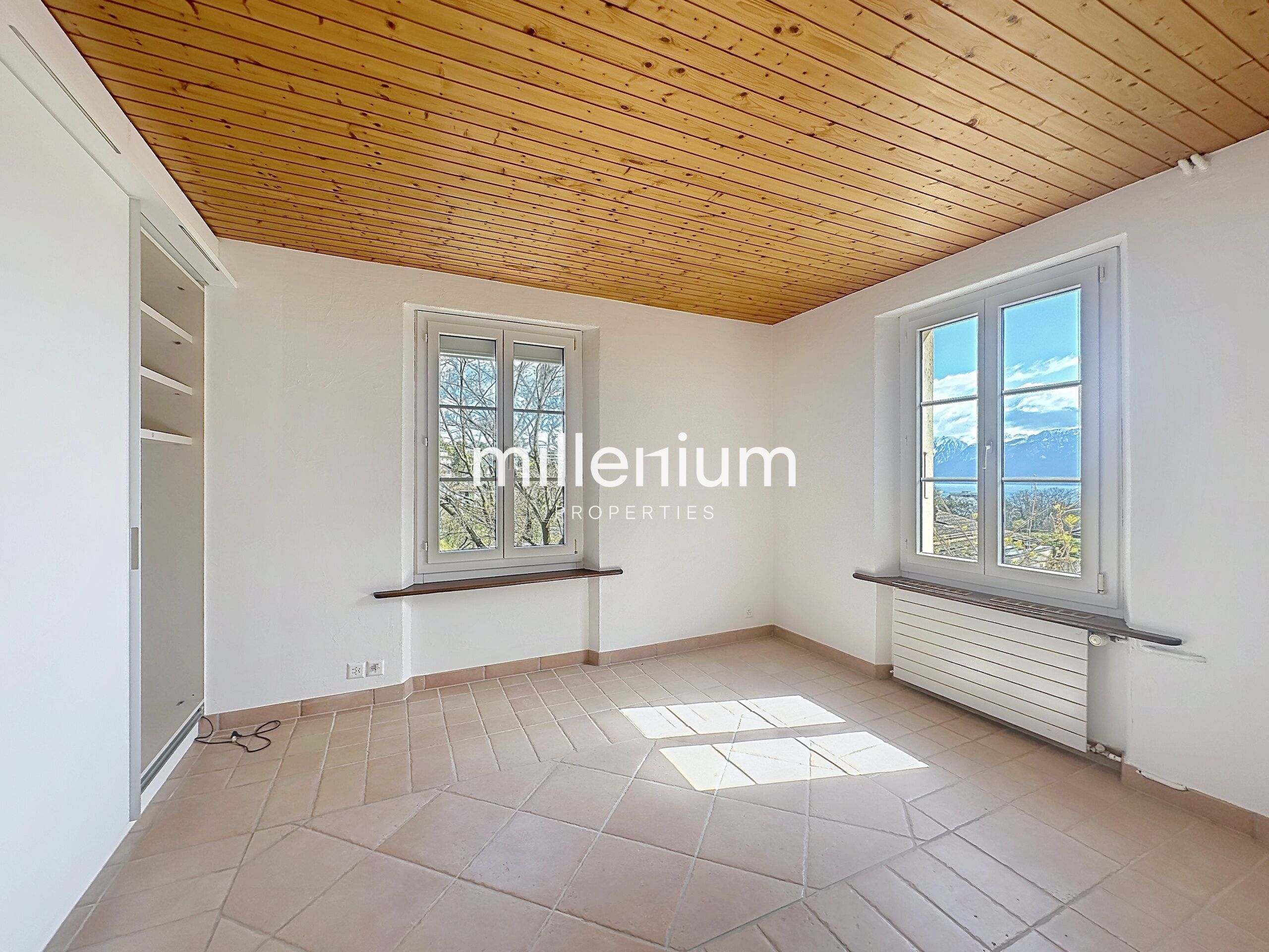 Bel appartement avec jardin et vue lac à Lausanne