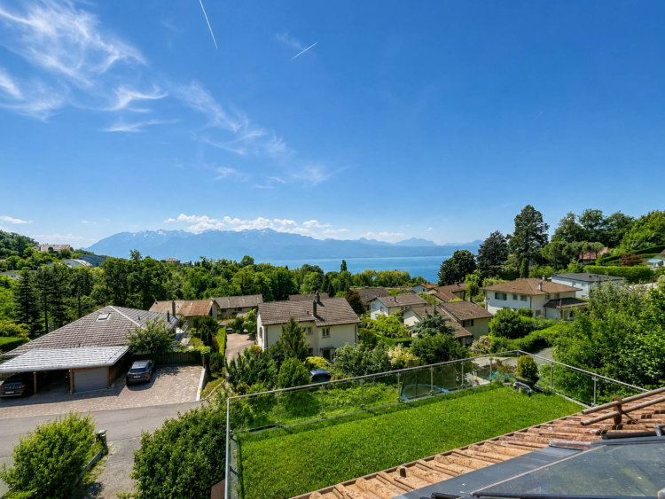 Villa individuelle de 6,5 pièces avec panorama sur le Léman et les Alpes