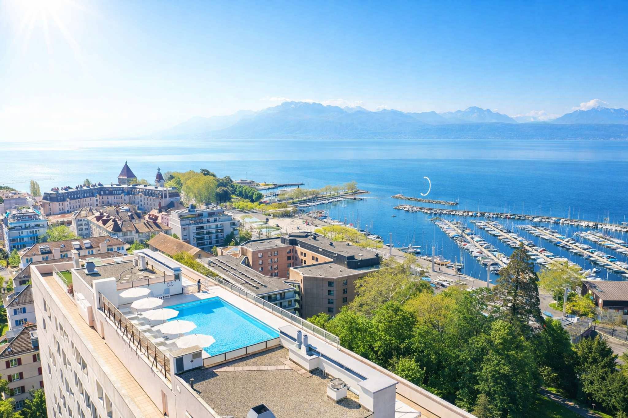 Au cœur de Ouchy, appartement de standing de 7 pièces avec vue sur le lac