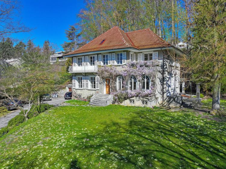 En exclusivité, Magnifique villa individuelle offrant une vue sur le lac Léman et les Alpes