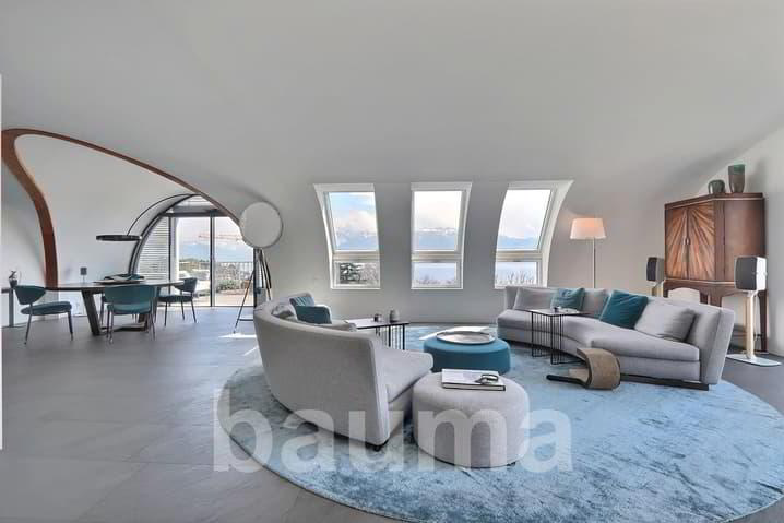 Appartement en combles avec 4 chambres à coucher et vue panoramique