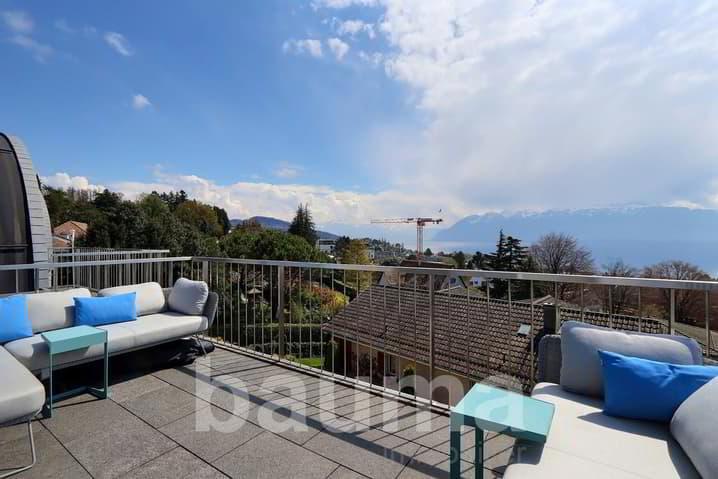 Appartement en combles avec 4 chambres à coucher et vue panoramique