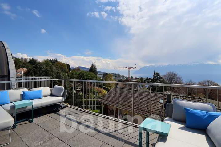 Appartement en combles avec 4 chambres à coucher et vue panoramique