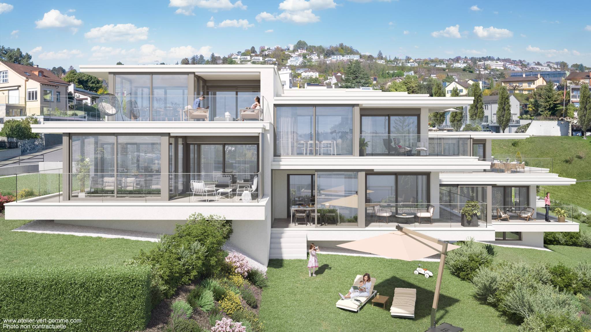 Magnifique attique de 4.5 pièces avec jardin d'hiver et terrasse