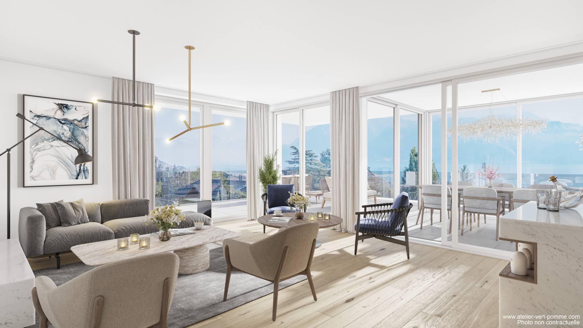Magnifique duplex de 4.5 pièces avec jardin d'hiver, salle de jeux/fitness et jardin