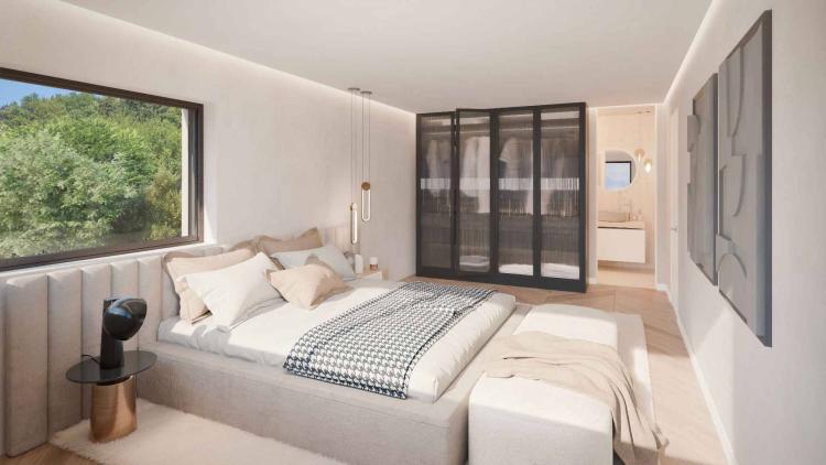 Trois villas de standing sur plans avec vue sur le lac 
Villa C