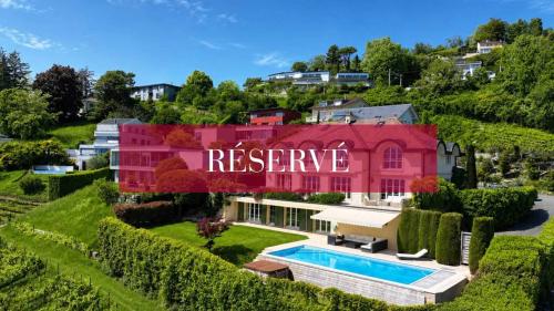Exclusivité à Lutry – Villa de maître de 420 m2 avec vue lac panoramique