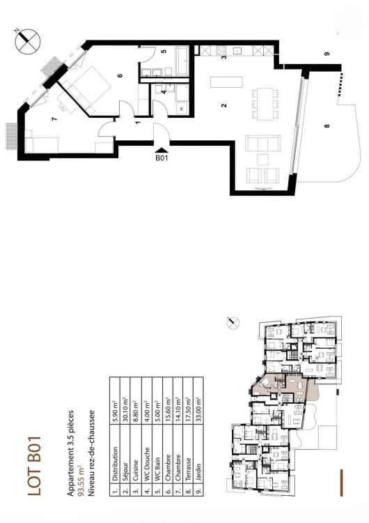 Appartement de 3.5 pièces 