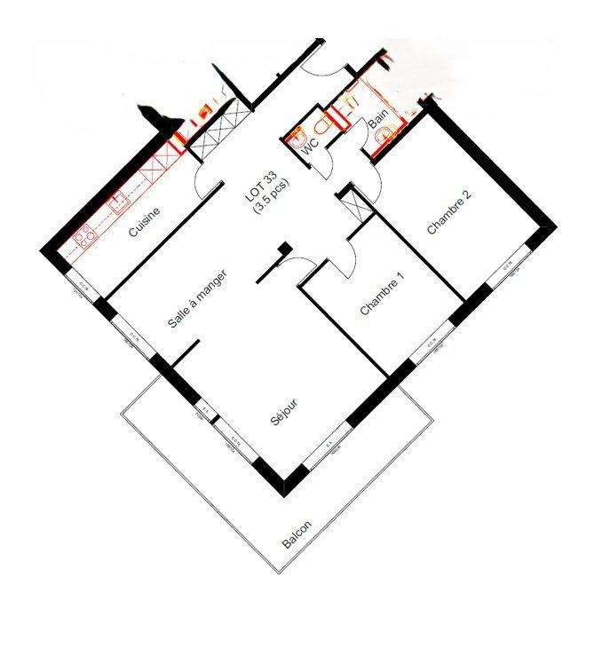 Magnifique appartement avec vue imprenable sur le lac
