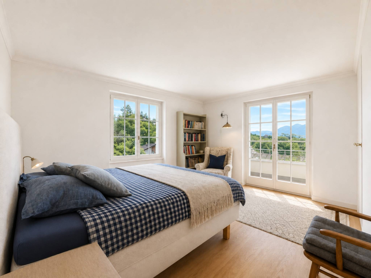Villa individuelle de 9.5 pièces avec vue sur le Léman et les Alpes