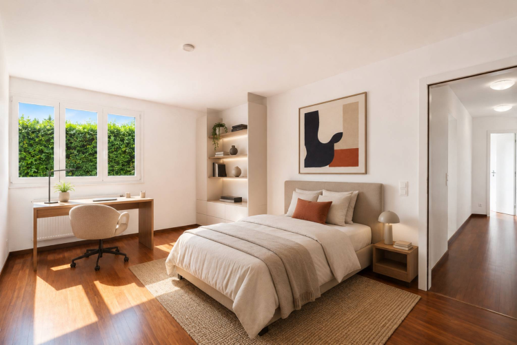Appartement familial de 5.5 pièces avec vue sur le lac