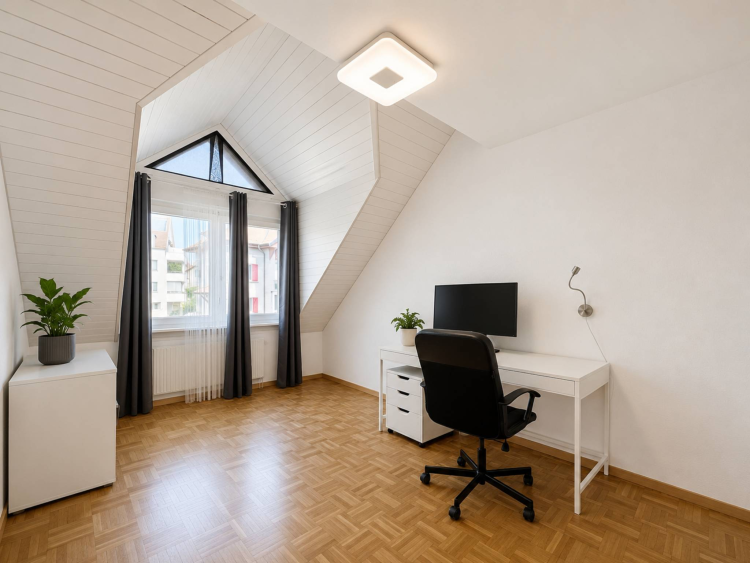Attique en duplex de 5,5 pièces aux portes de Lausanne