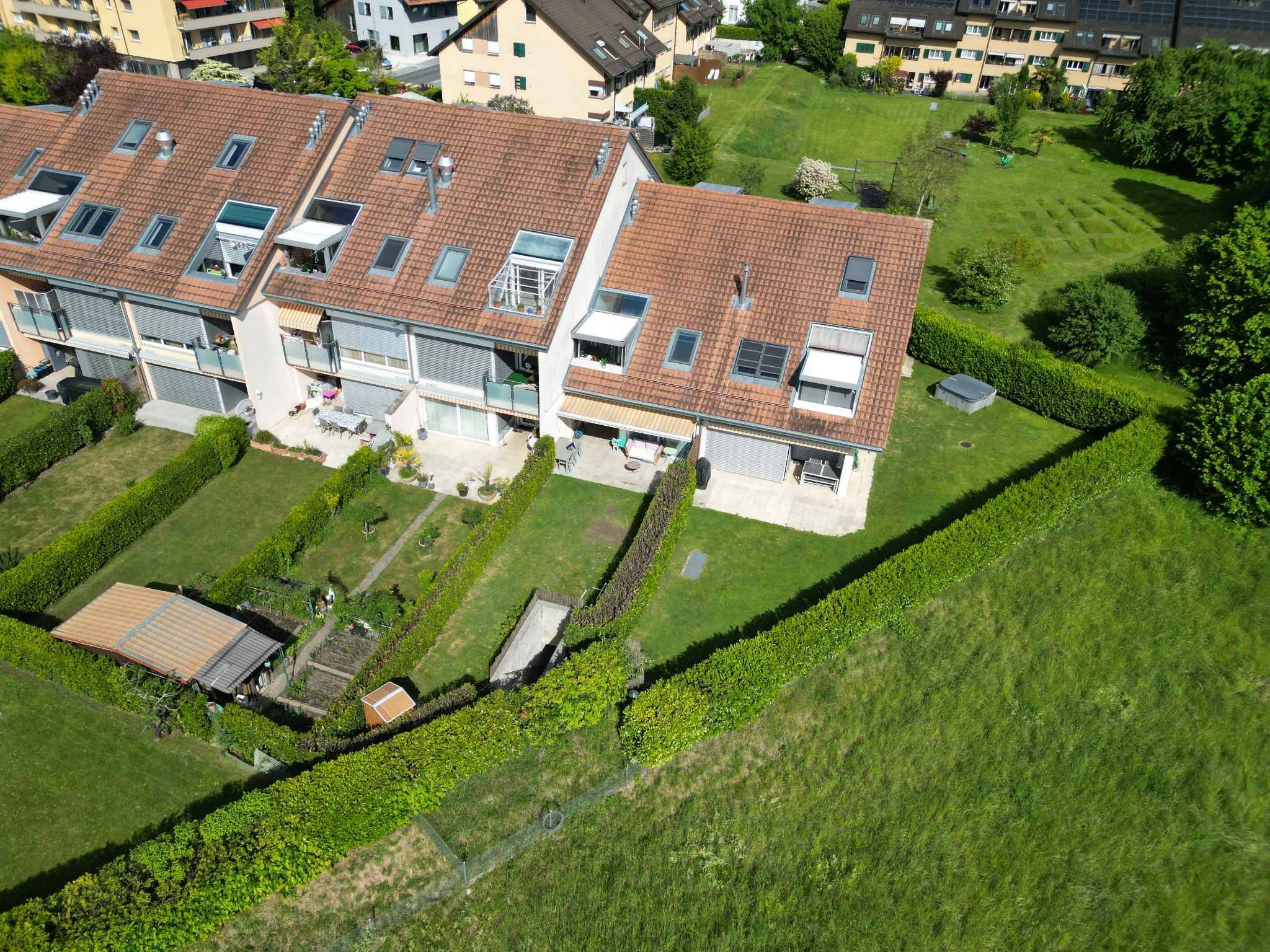 Appartement de 3,5 pièces en rez-de-jardin, vendu loué