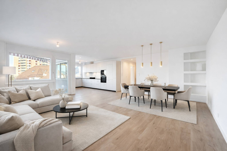 Appartement 5.5 pièces rénové avec studio indépendant