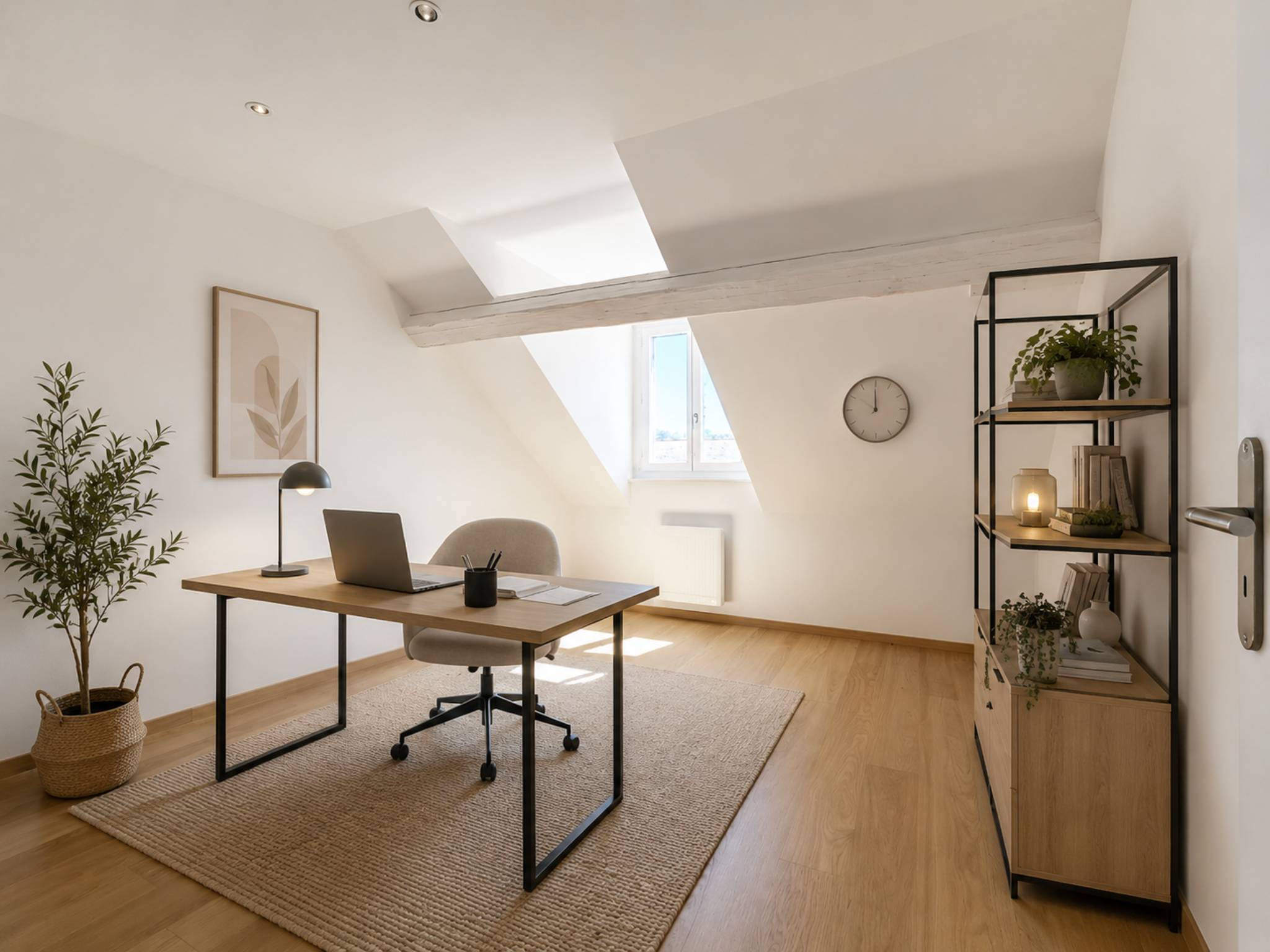 Au centre du village, attique de 153 m2 avec du cachet