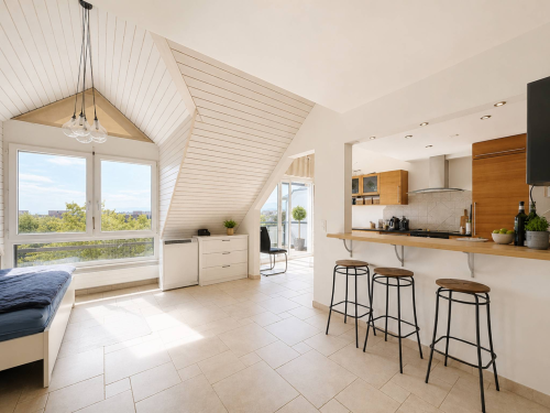 Attique en duplex de 5,5 pièces aux portes de Lausanne