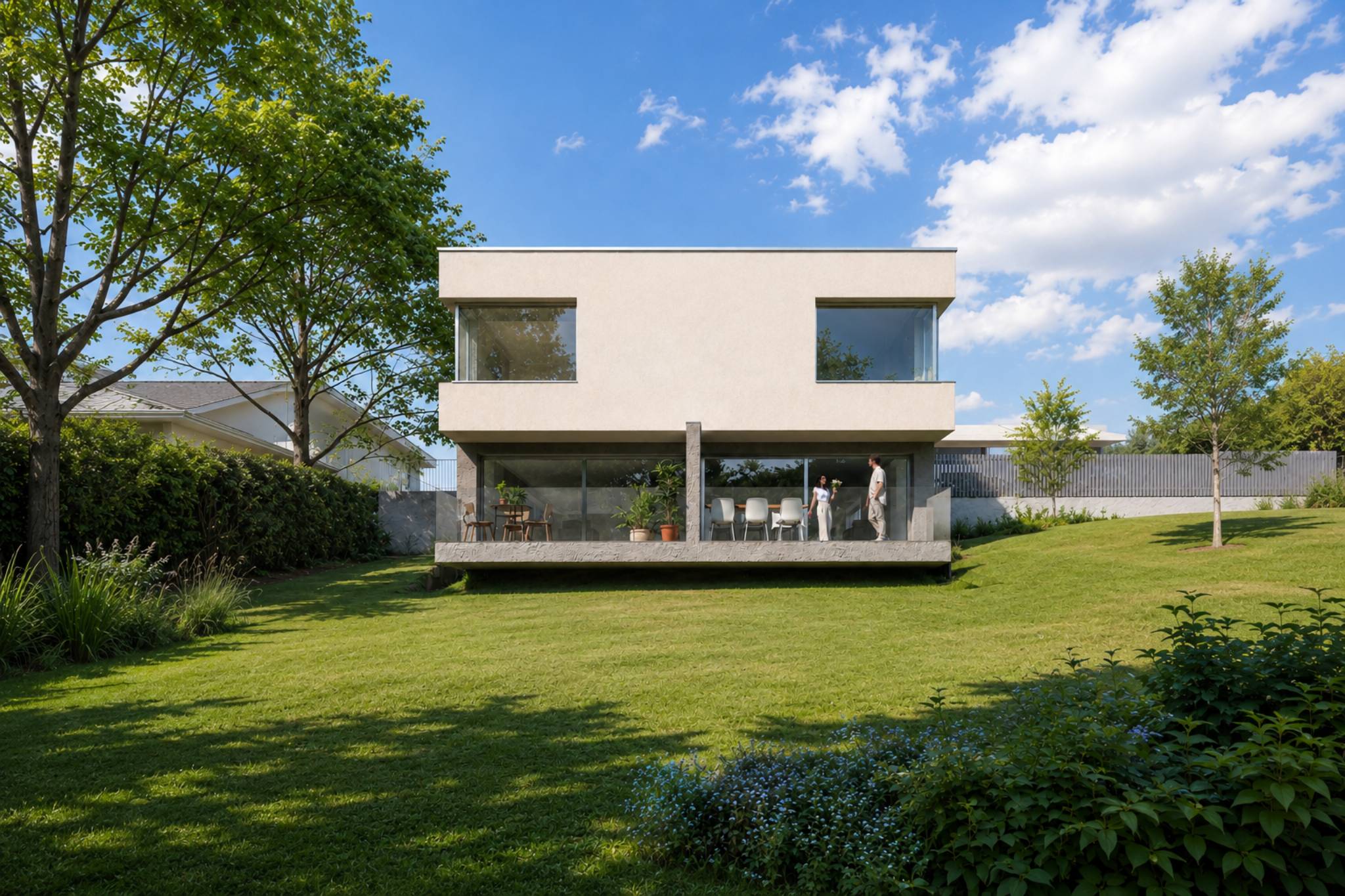 NEUF : Villa contemporaine dans un écrin de verdure