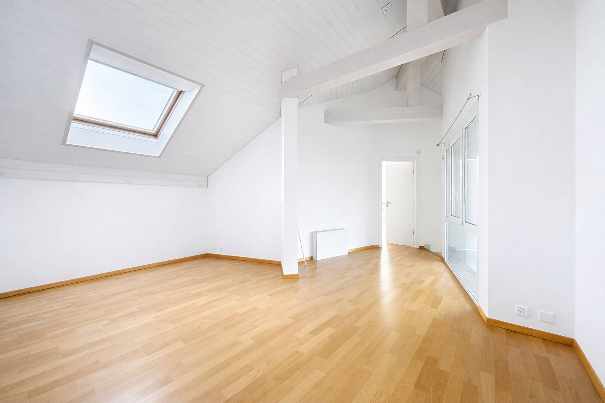 Duplex lumineux avec vue sur le lac et jardin attenant à l'ISL
