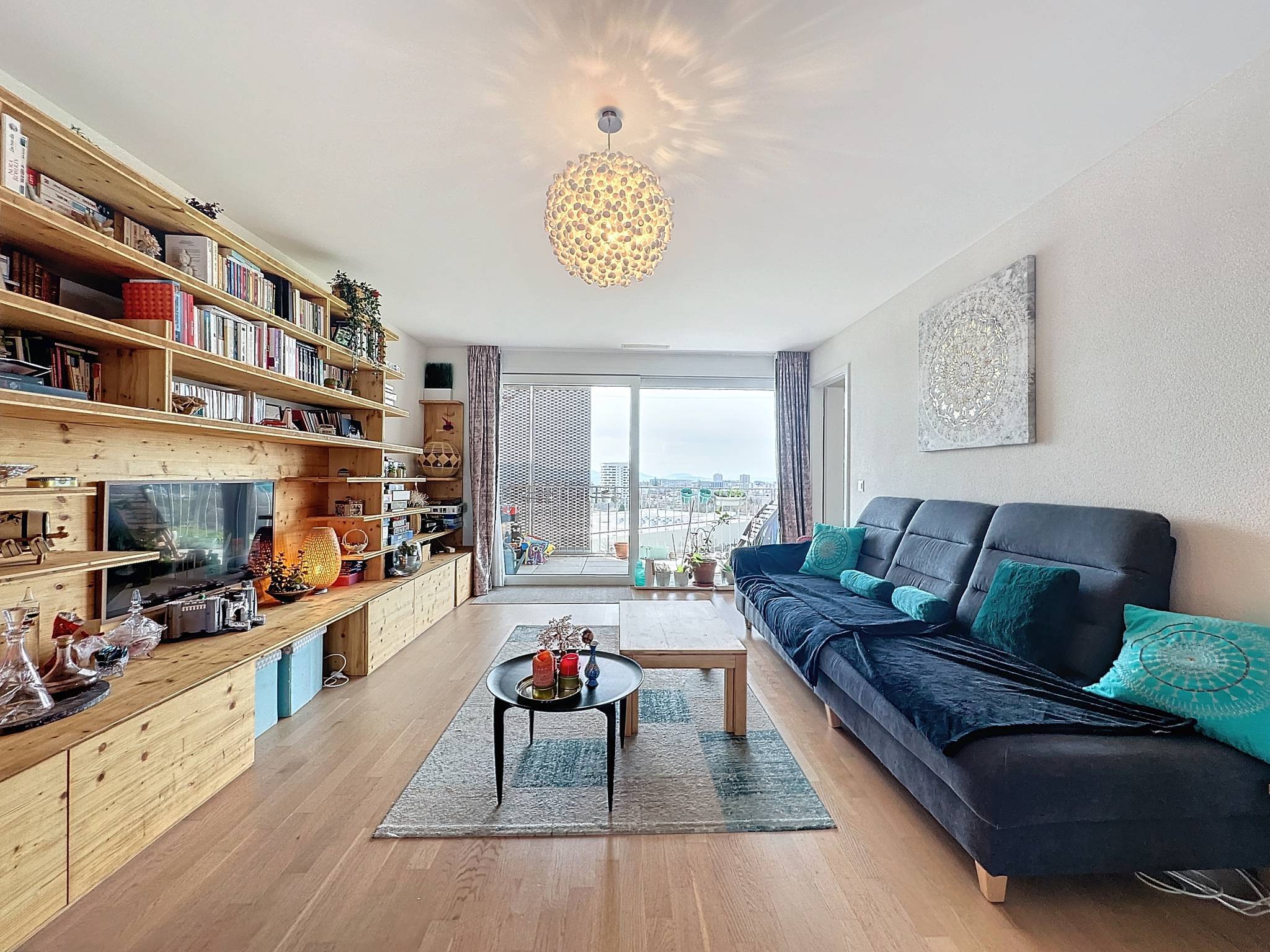 Attique de 3,5 pièces de 100m² avec balcon